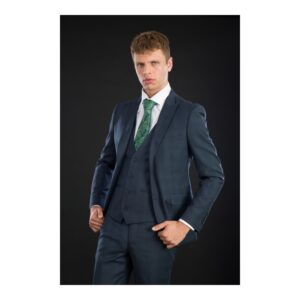 Traje Hombre modelo Sol con chaleco Lino Clemente
